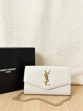 Saint Laurent Envelope Chain Wallet